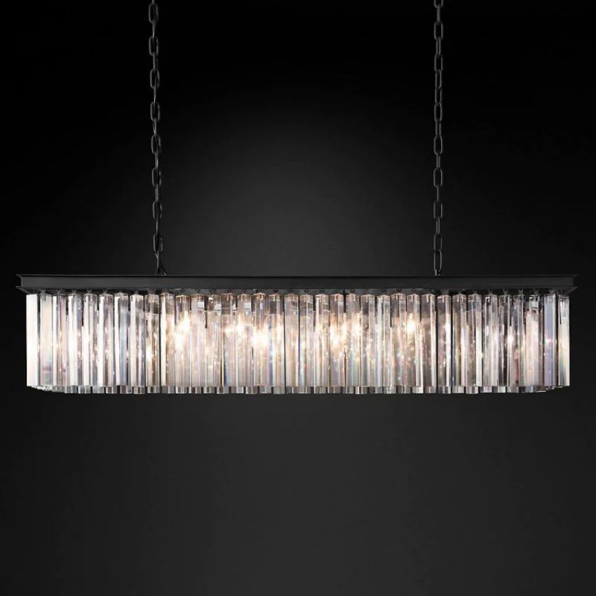 French Classicm Rectangular Chandelier 49"W/60"W