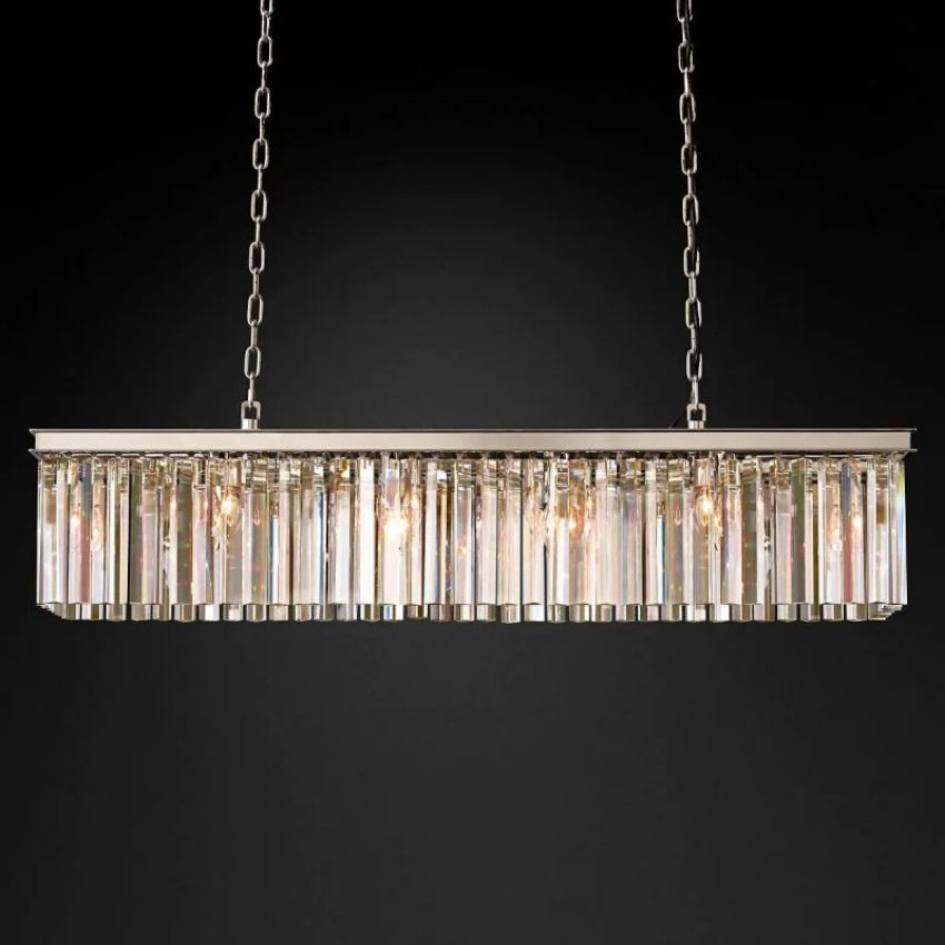 French Classicm Rectangular Chandelier 49"W/60"W