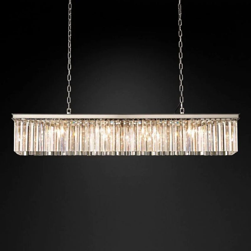 French Classicm Rectangular Chandelier 49"W/60"W