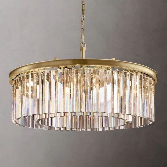 French Classicm  Round Chandelier 32"D/43"D