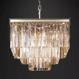 French Classicm Square Chandelier 22"