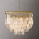 French Classicm Square Chandelier 22"