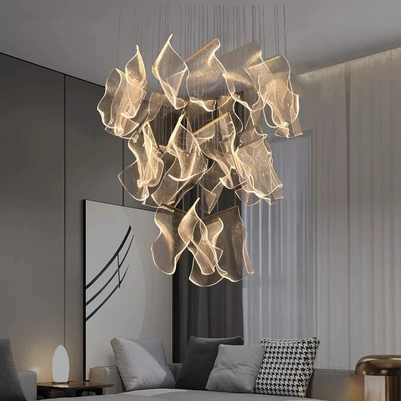 Flame Branch Chandelier