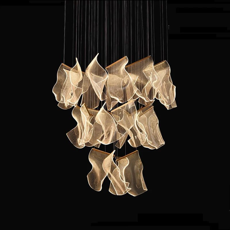 Flame Branch Chandelier