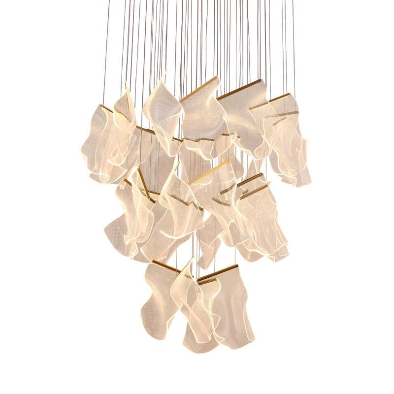 Flame Branch Chandelier