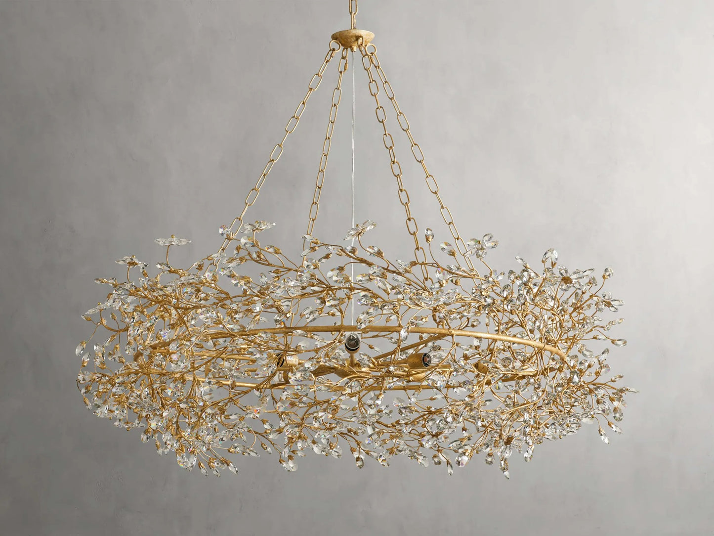 Flora Crown Chandelier 48”W
