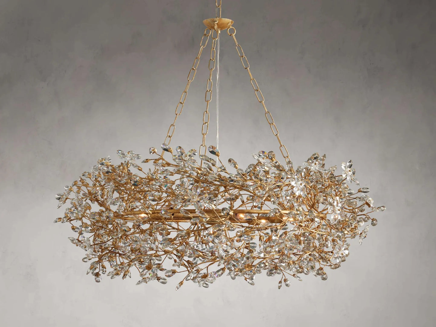 Flora Crown Chandelier 48”W