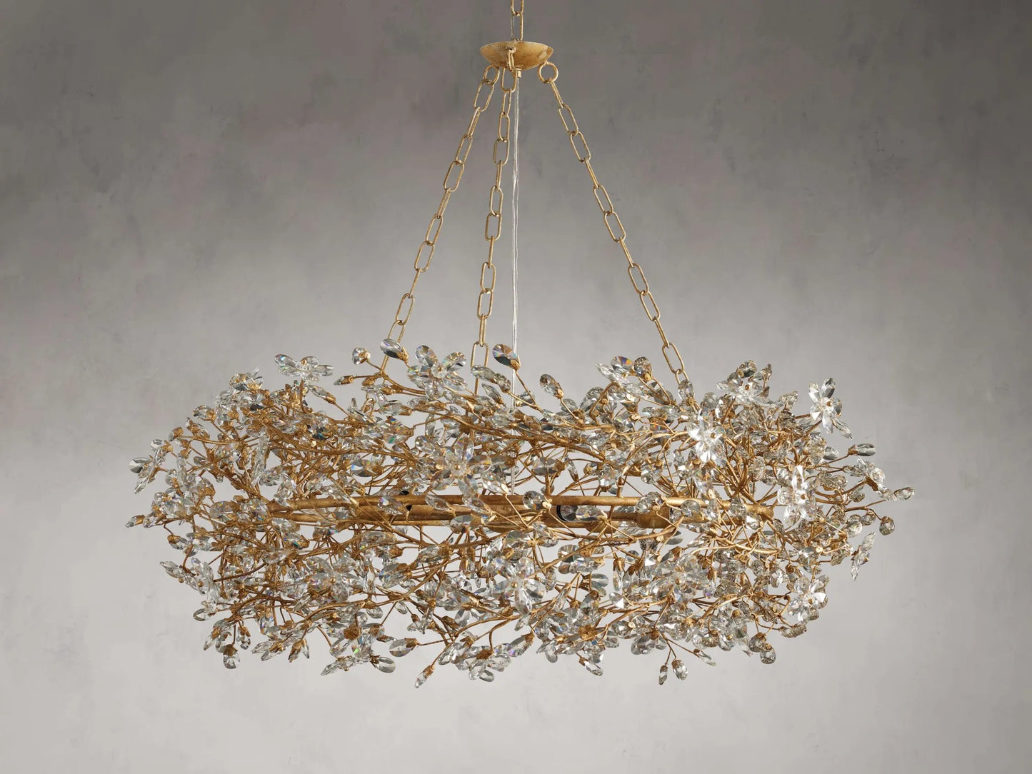 Flora Crown Chandelier 48”W