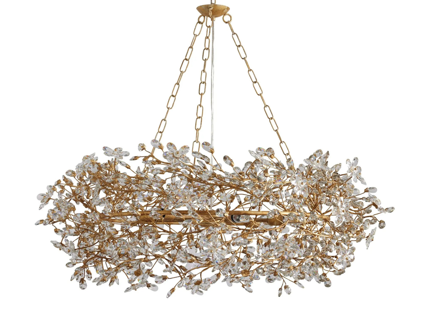 Flora Crown Chandelier 48”W