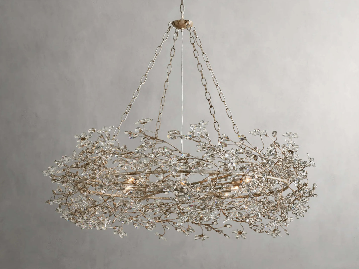 Flora Crown Chandelier 48”W
