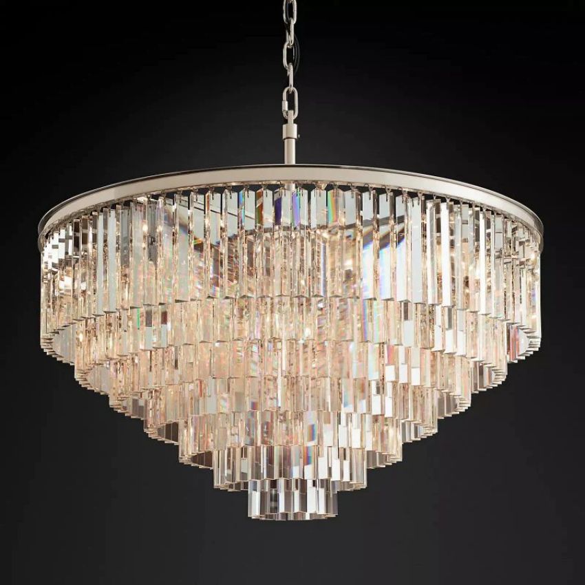 French Classicm Round Chandelier 44"