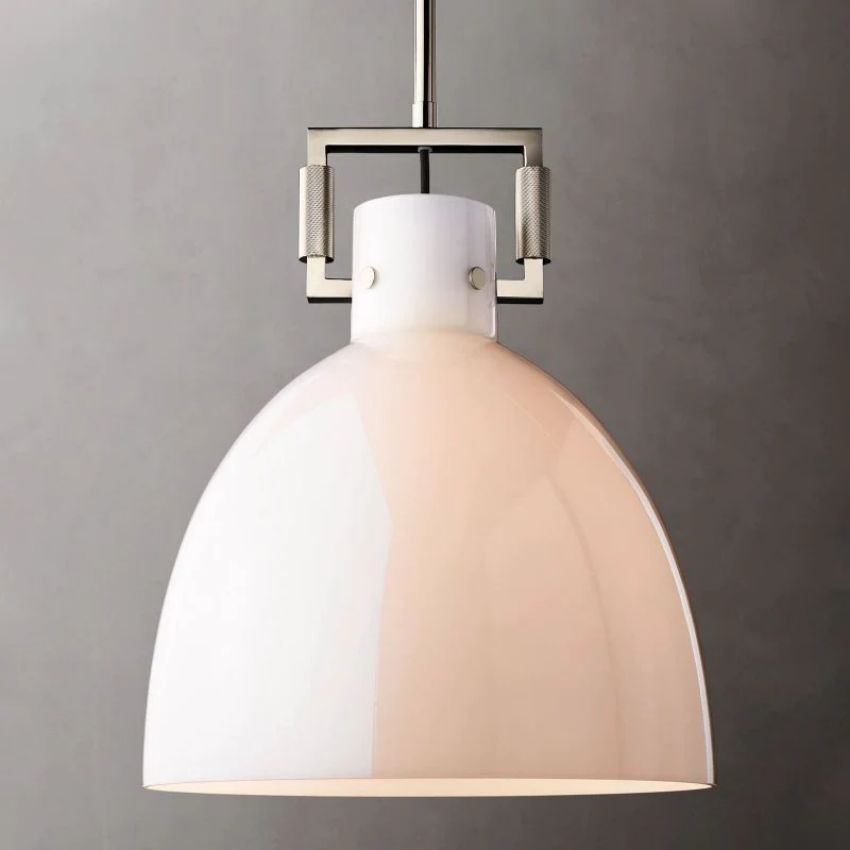 Wanda Milk Glass Cloche Pendant