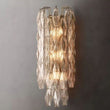Italian Clear Glass Grand Wall Sconce