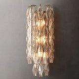 Italian Clear Glass Grand Wall Sconce