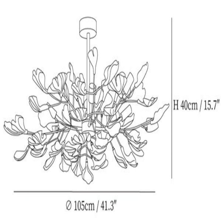 Gingko Luxury Chandelier Style A