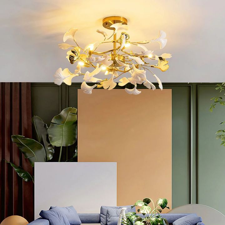 Gingko Luxury Chandelier Style B