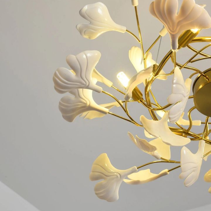 Gingko Luxury Chandelier Style B