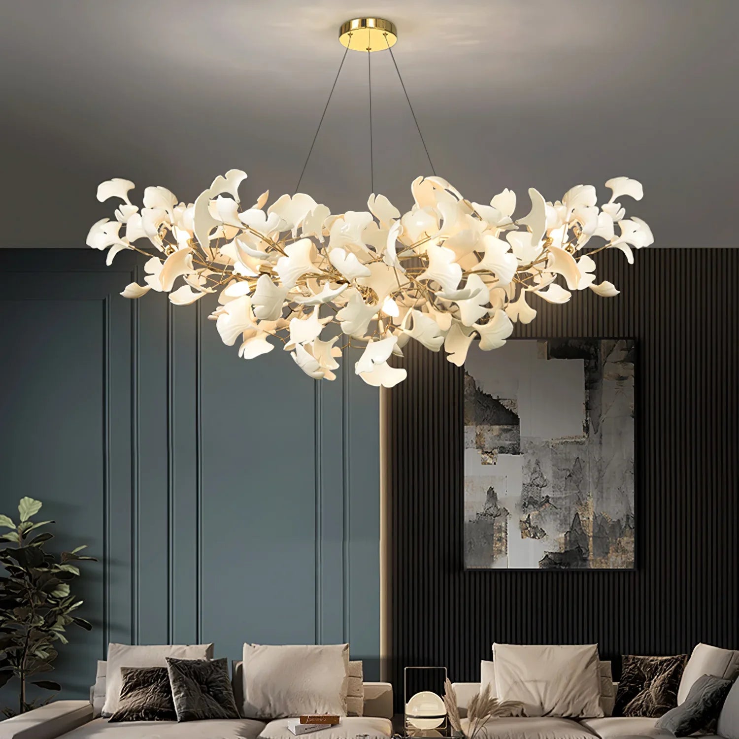 Gingko Chandelier B