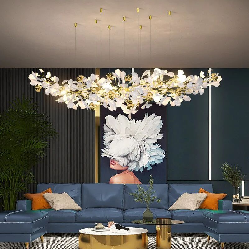 Ginkgo C Branch Chandelier