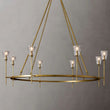 Torch Round Chandelier 58"