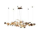 Gold Leaf Chandelier