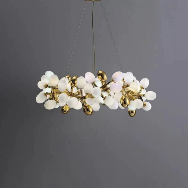 Grapes Circle Branch Chandelier