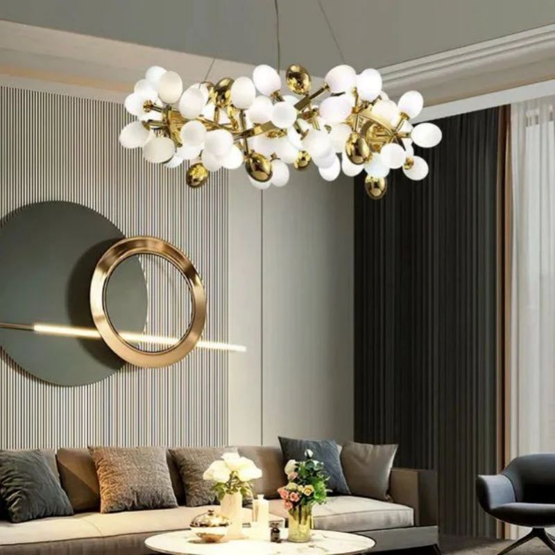 Grapes Circle Branch Chandelier