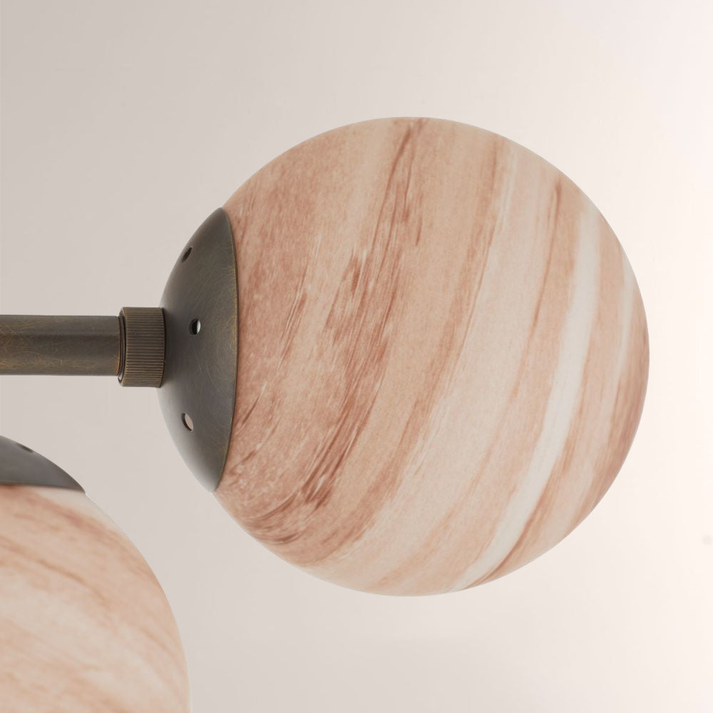 Harris Linear Glass Chandelier