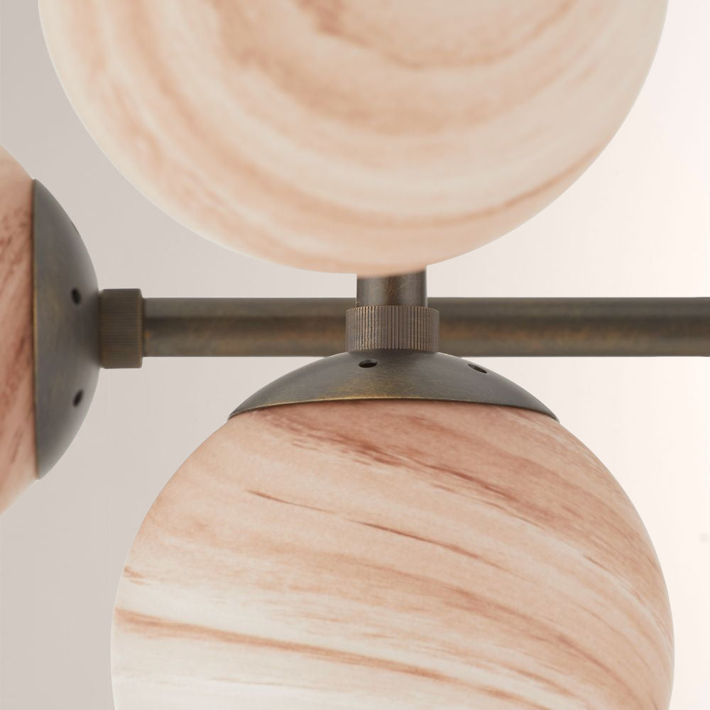 Harris Linear Glass Chandelier