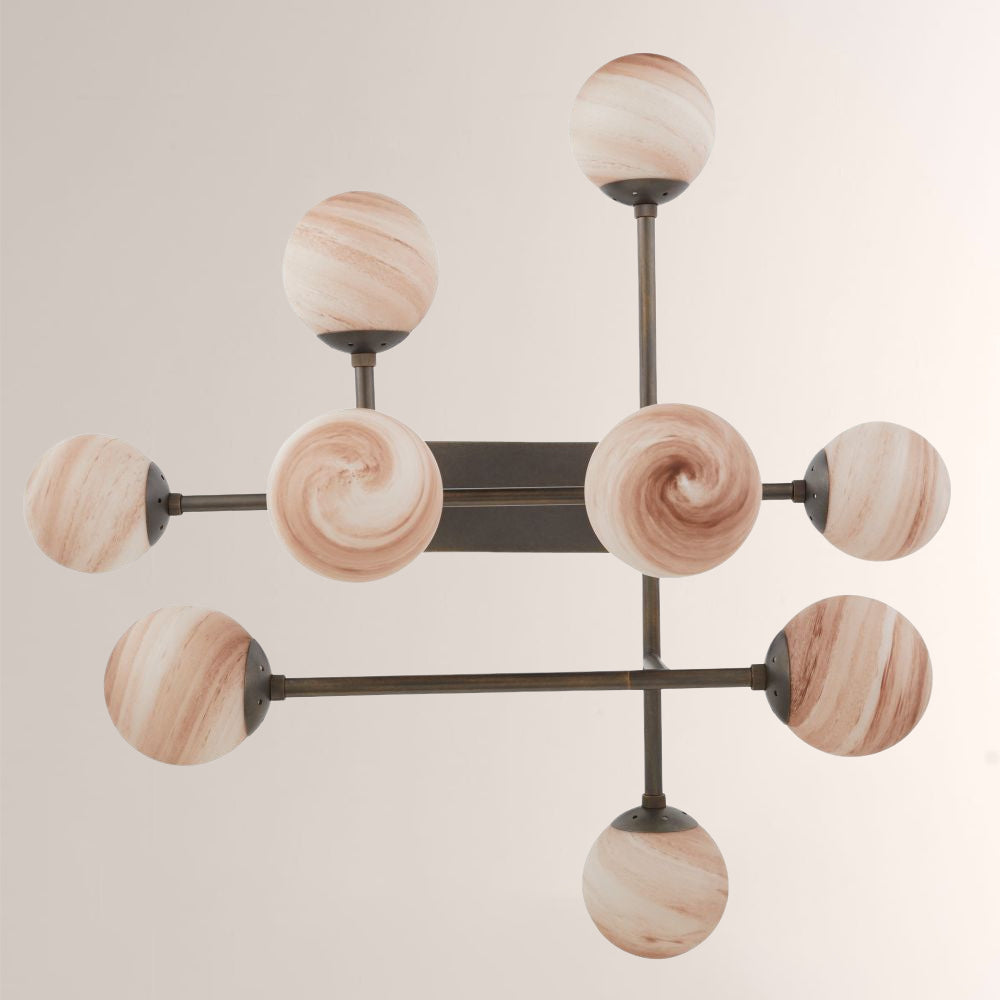 Harris Linear Glass Chandelier