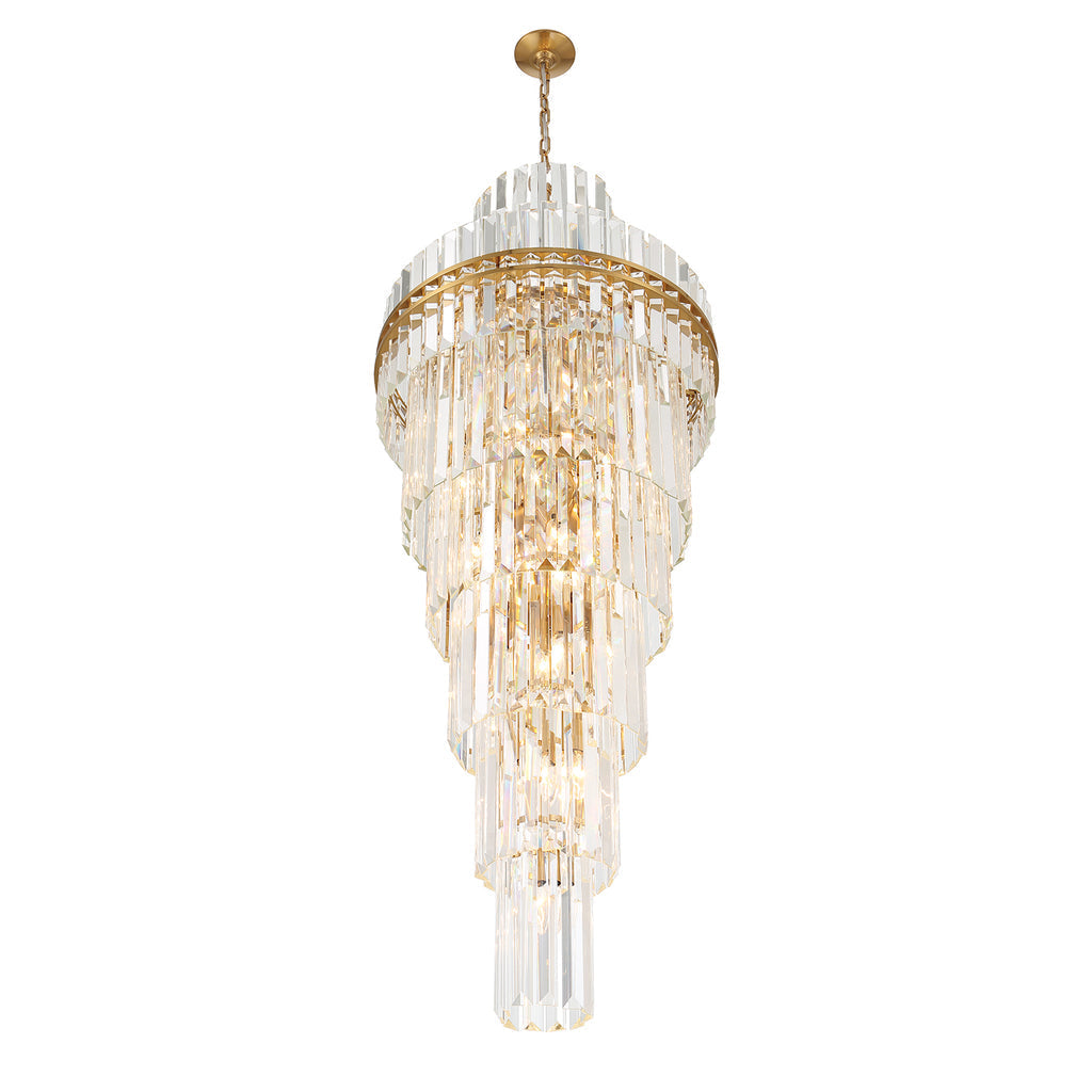 Hayes Multi-Layer Crystal 31 Light Chandelier