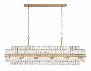 Hayes Rectangular Crystal 16 Light Chandelier