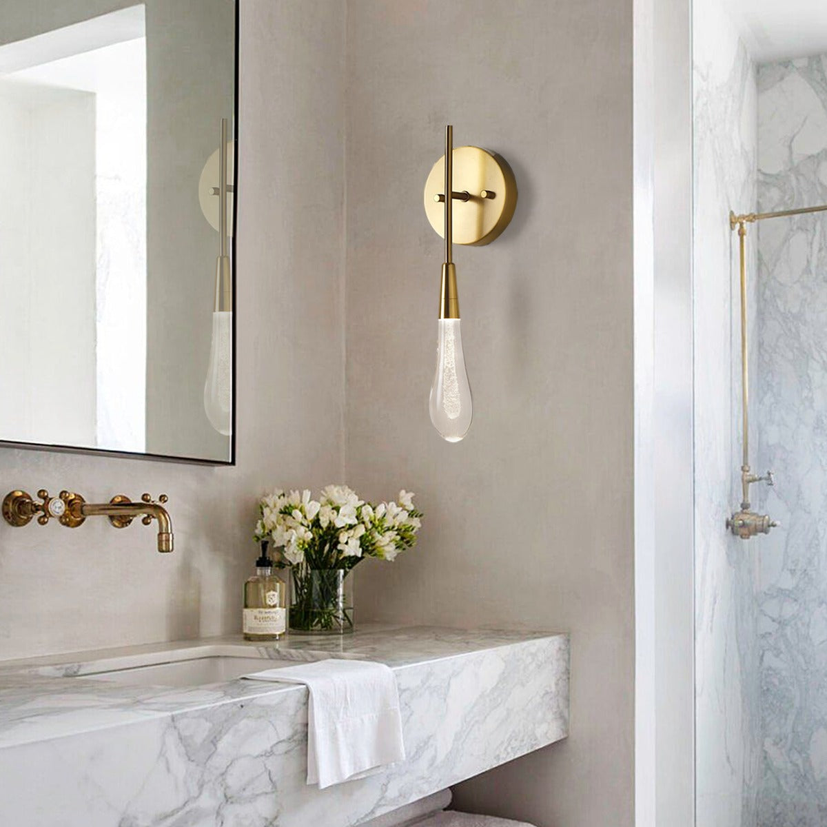 New Raindrop Wall Sconce