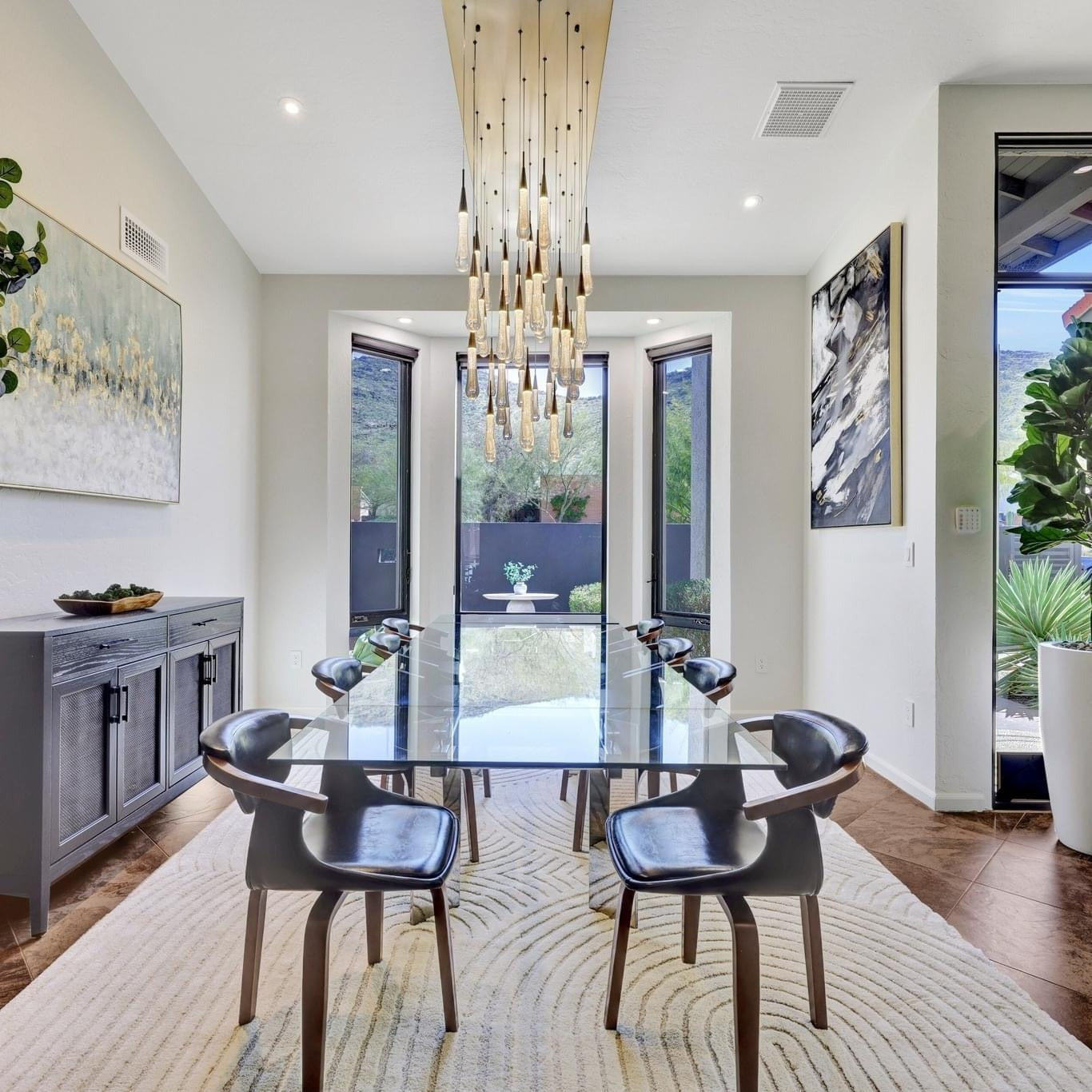 New Raindrop Linear Chandelier 60W", Soltaire Linear Chandelier