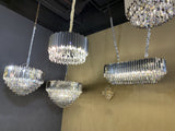 Alicante Tiered Linear Crystal Chandelier