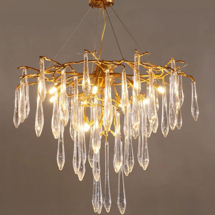 Icicle Crystal Luxury Chandelier