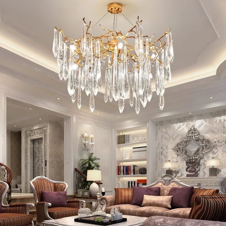 Icicle Crystal Luxury Chandelier