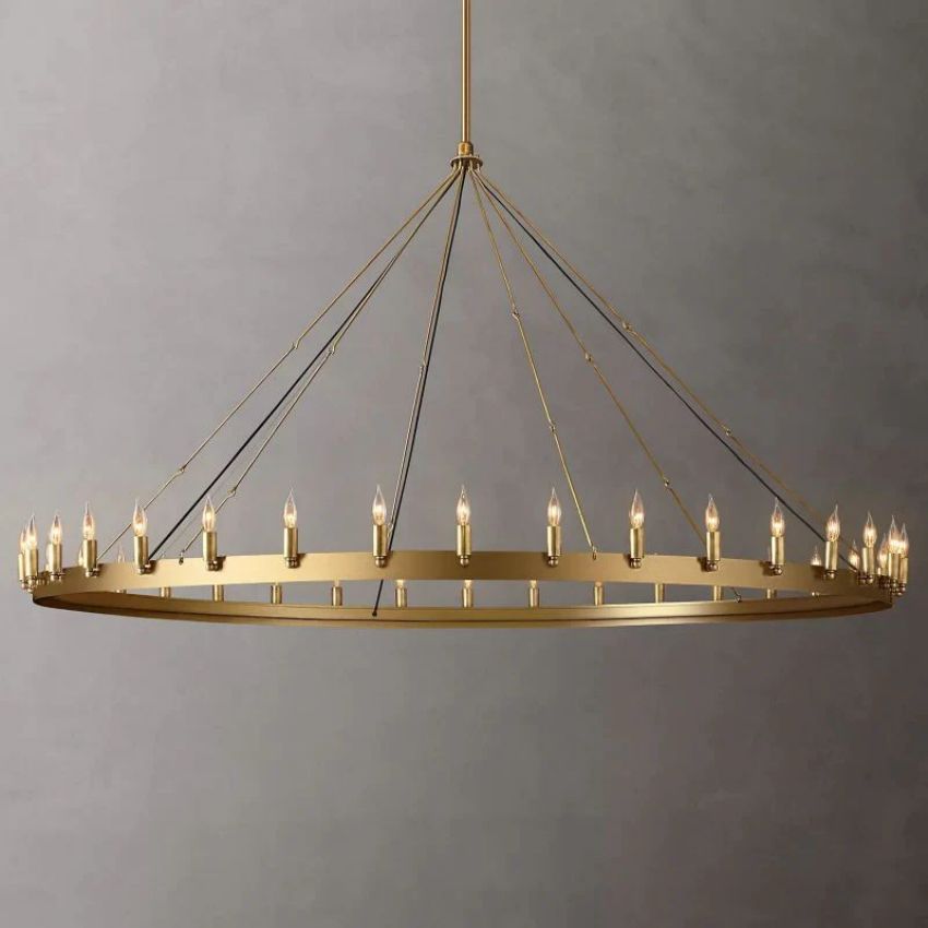 Camino Vintage Candelabra Round Chandelier