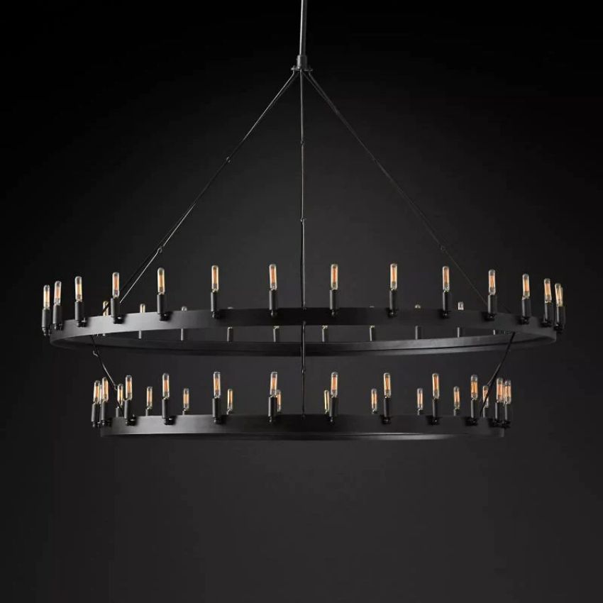 Camino Vintage Filament 2-Tier Chandelier