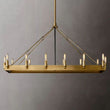 Camino Vintage Filament Rectangular Chandelier