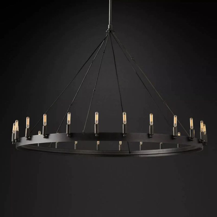 Camino Vintage Filament Round Chandelier