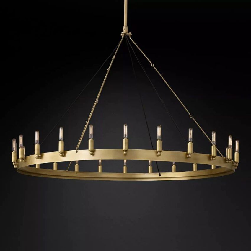 Camino Vintage Filament Round Chandelier