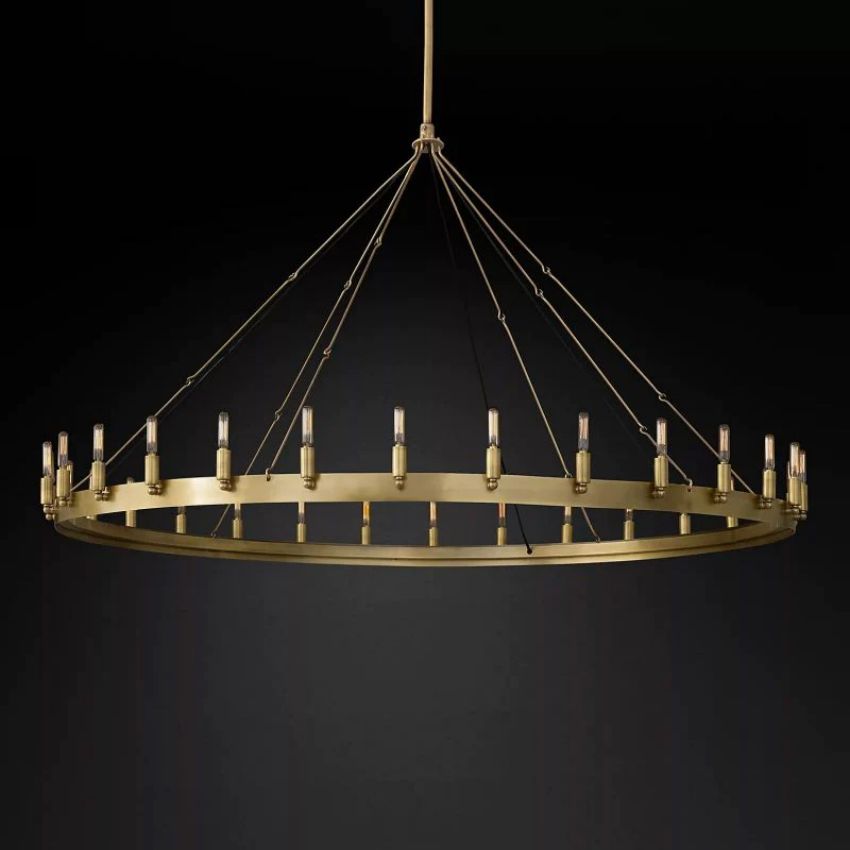 Camino Vintage Filament Round Chandelier