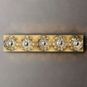 Seaver Clear Glass Linear Grand Wall Sconce