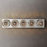 Seaver Clear Glass Linear Grand Wall Sconce