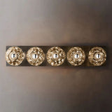 Seaver Clear Glass Linear Grand Wall Sconce