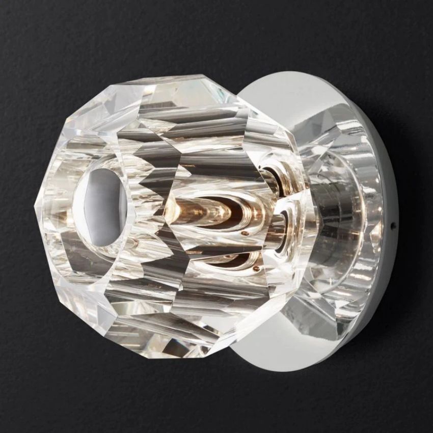 Seaver Clear Glass Petite Wall Sconce