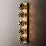 Seaver Smoke Glass Linear Grand Wall Sconce