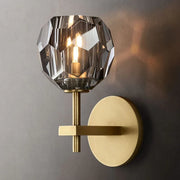 Seaver Smoke Glass Short Wall Sconce