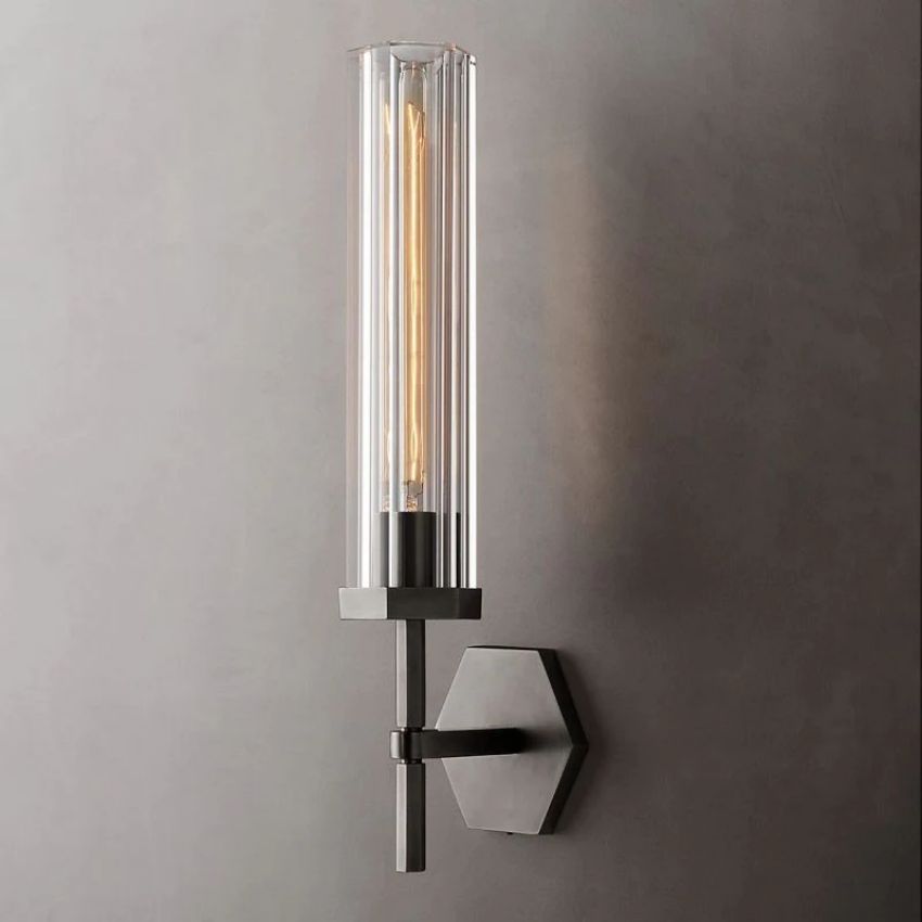 Lanchester Hexagonal Grand Wall Sconce